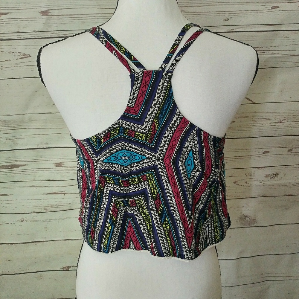 🔴 Mossimo Supply Co. Womens Racerback Crop Top S - Picture 5 of 8